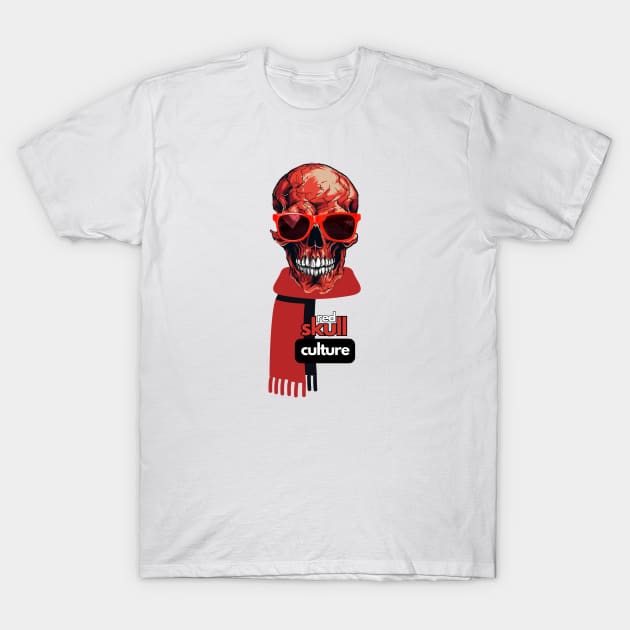 Red Skull Culture, Festival t-shirts, Unisex t-shirts, tees, men's t-shirts, women's t-shirts, summer t-shirts, trendy t-shirts, gift ideas T-Shirt by Clinsh Online 